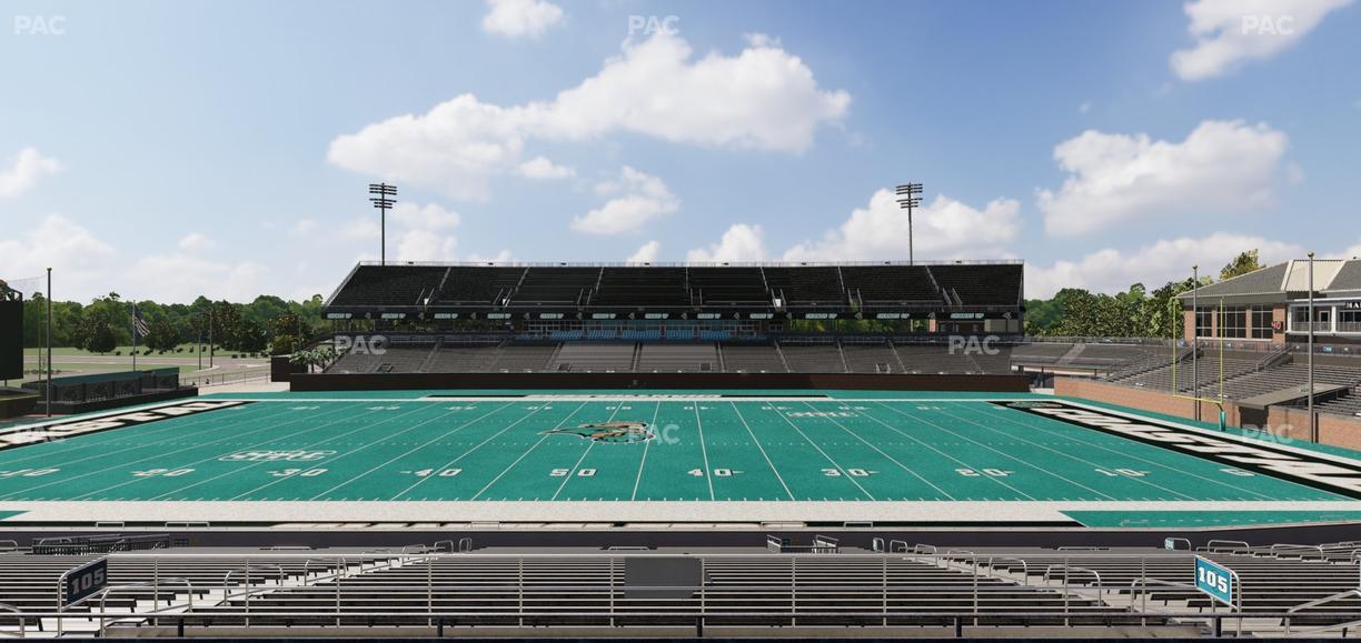 Brooks Stadium - Section 206 Seat View