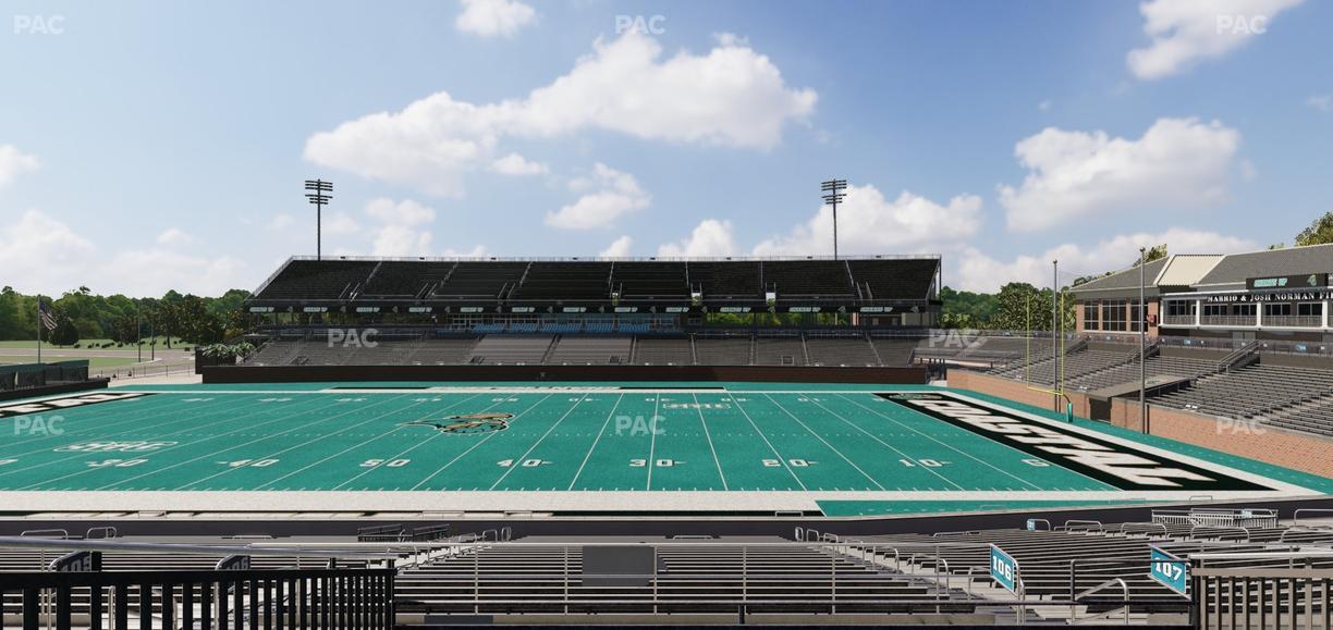 Brooks Stadium - Section 207 Seat View