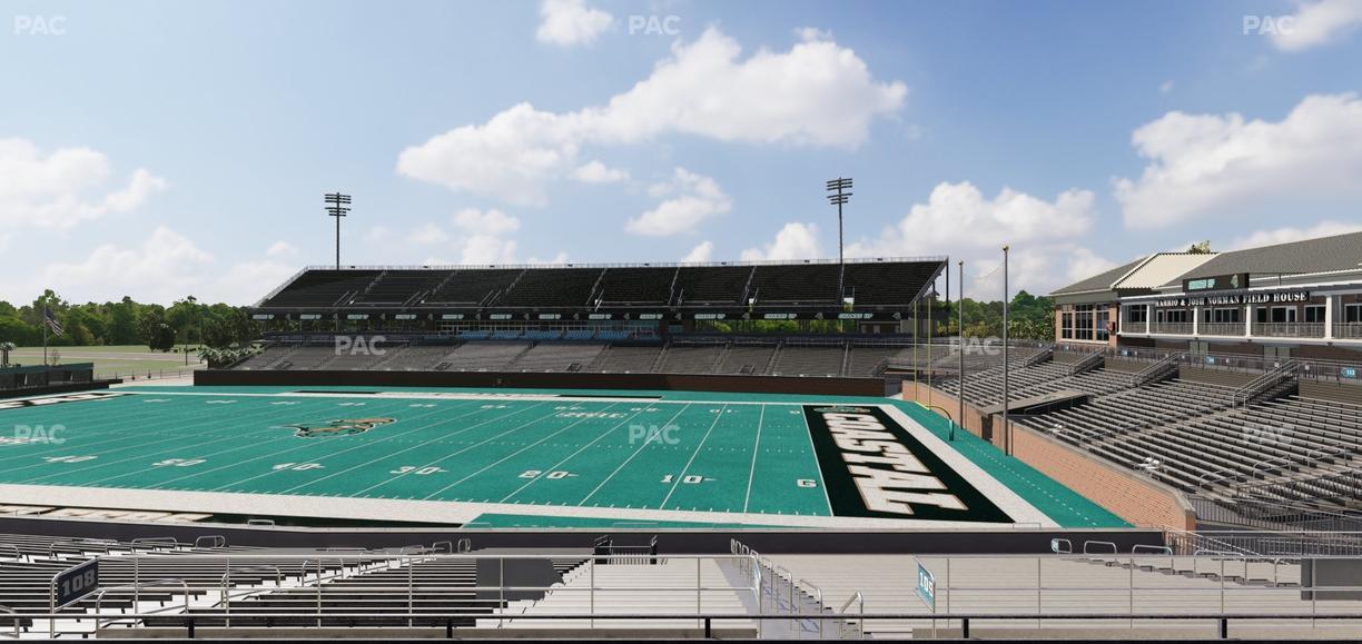 Brooks Stadium - Section 210 Seat View