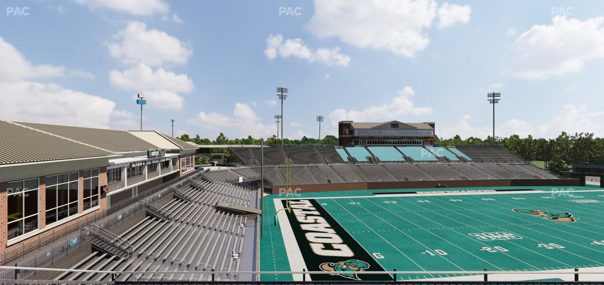 Brooks Stadium - Section 300 Seat View