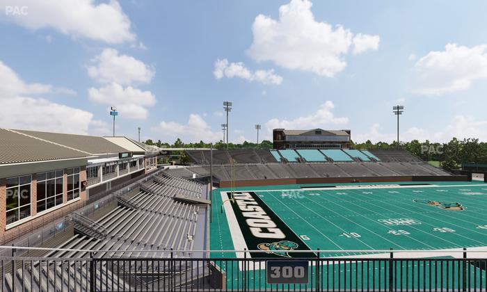 Brooks Stadium - Section 300 Seat View