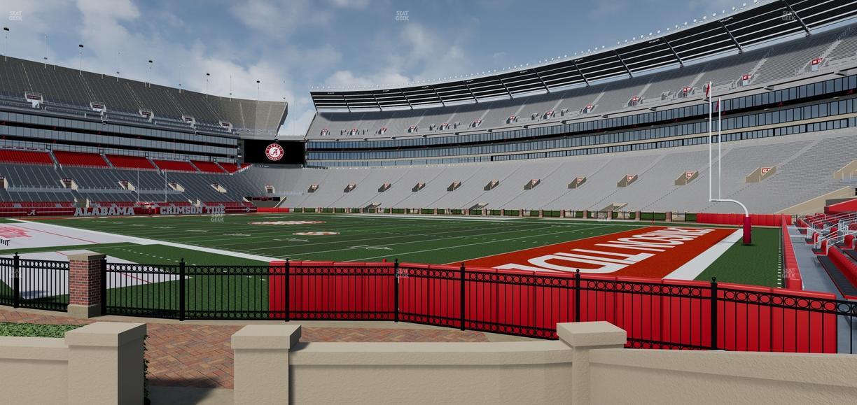 Bryant-Denny Stadium - Section 101 Seat View