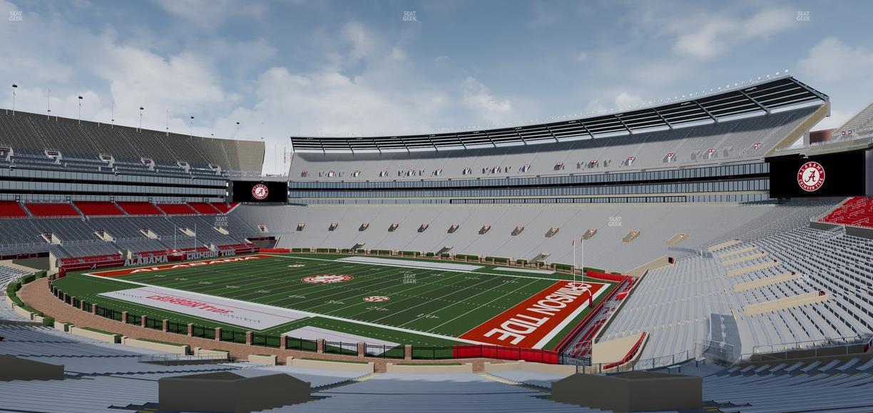 Bryant-Denny Stadium - Section 102 Seat View