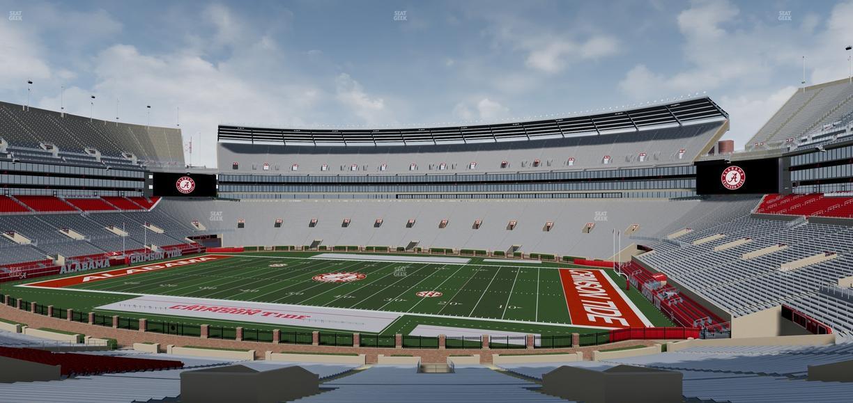 Bryant-Denny Stadium - Section 104 Seat View