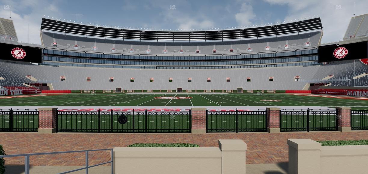 Bryant-Denny Stadium - Section 107 Seat View