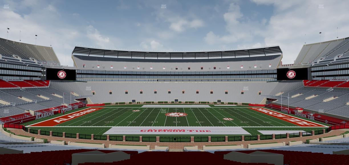 Bryant-Denny Stadium - Section 107 Seat View