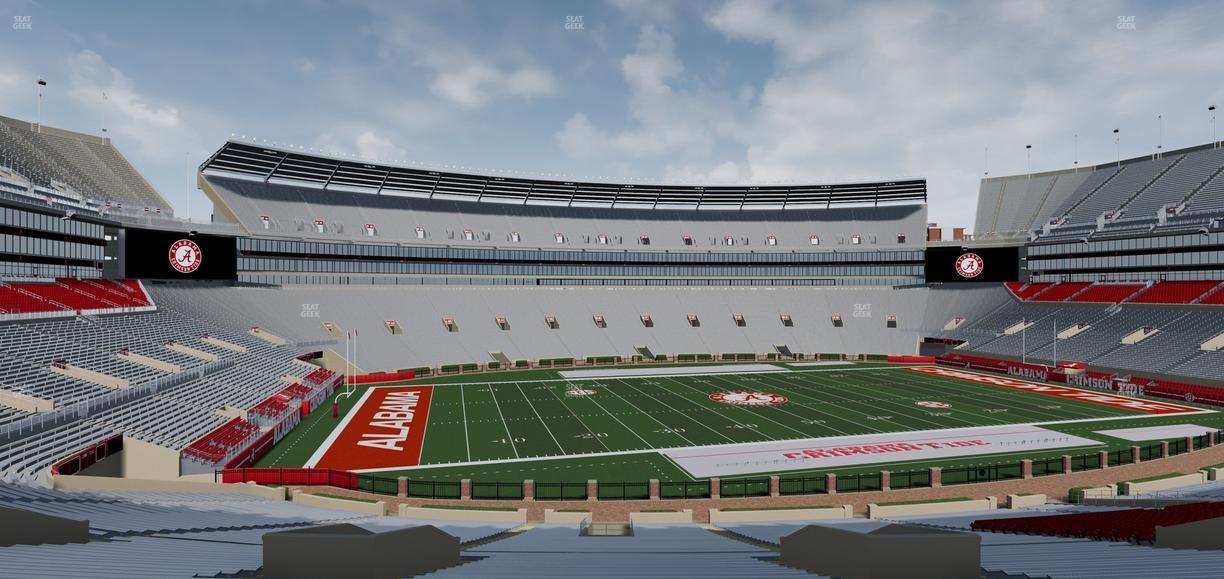 Bryant-Denny Stadium - Section 110 Seat View