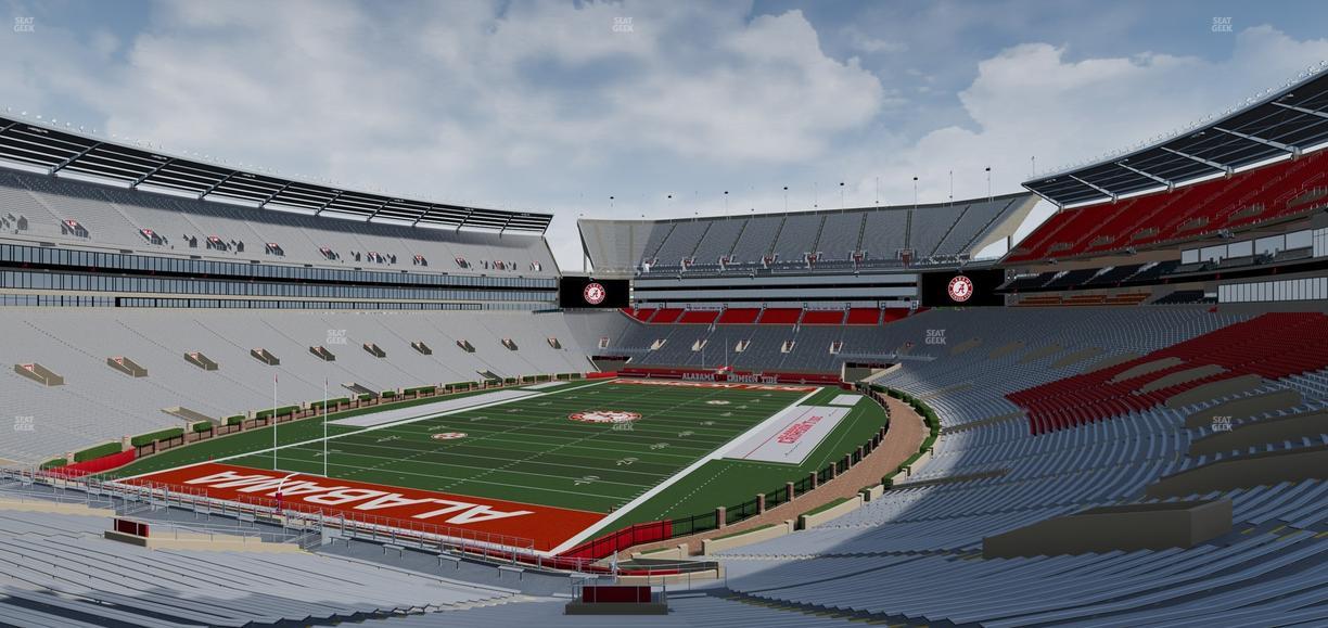 Bryant-Denny Stadium - Section 114 Seat View