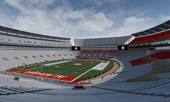 Bryant-Denny Stadium - Section 114 Seat View