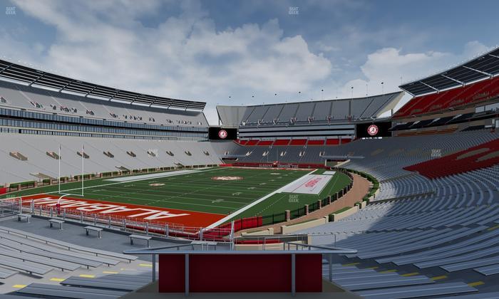 Bryant-Denny Stadium - Section 114 Seat View