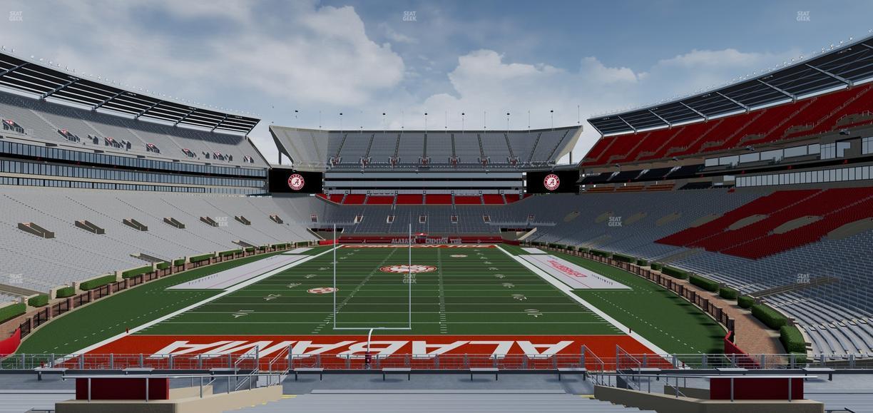 Bryant-Denny Stadium - Section 117 Seat View