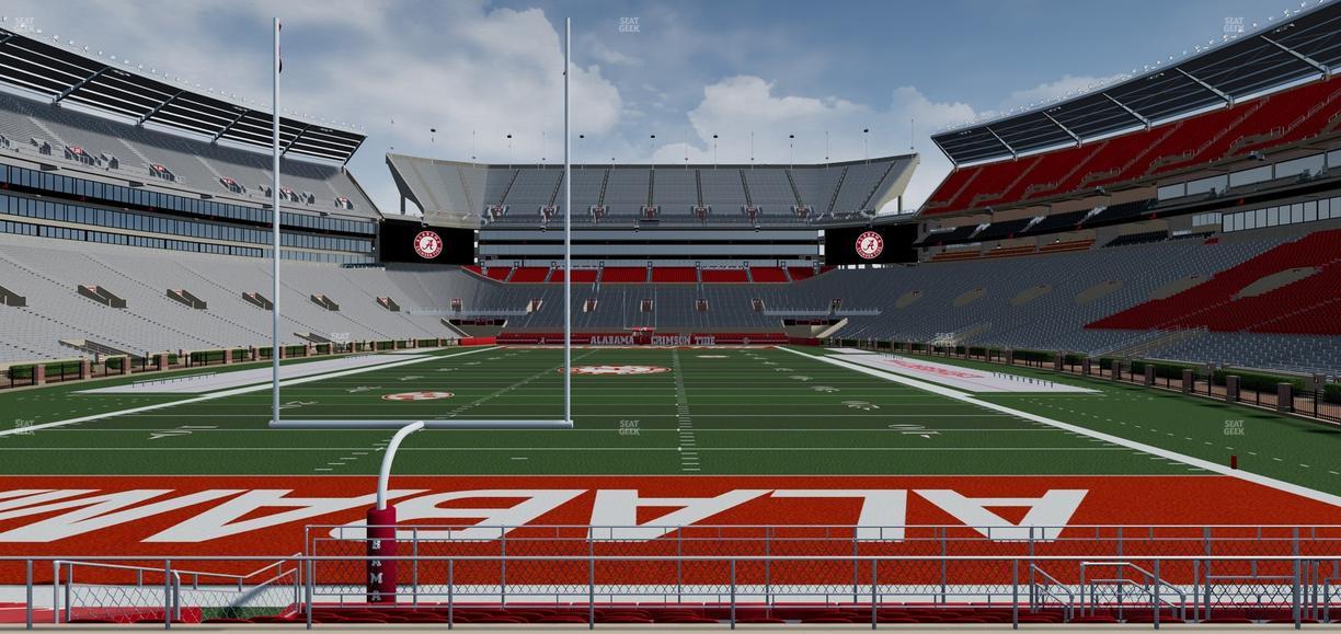 Bryant-Denny Stadium - Section 117 Seat View