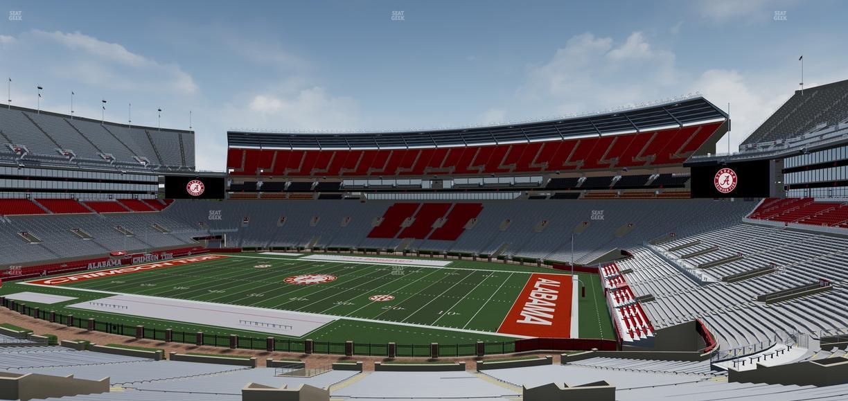 Bryant-Denny Stadium - Section 124 Seat View