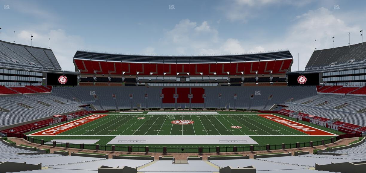 Bryant-Denny Stadium - Section 128 Seat View