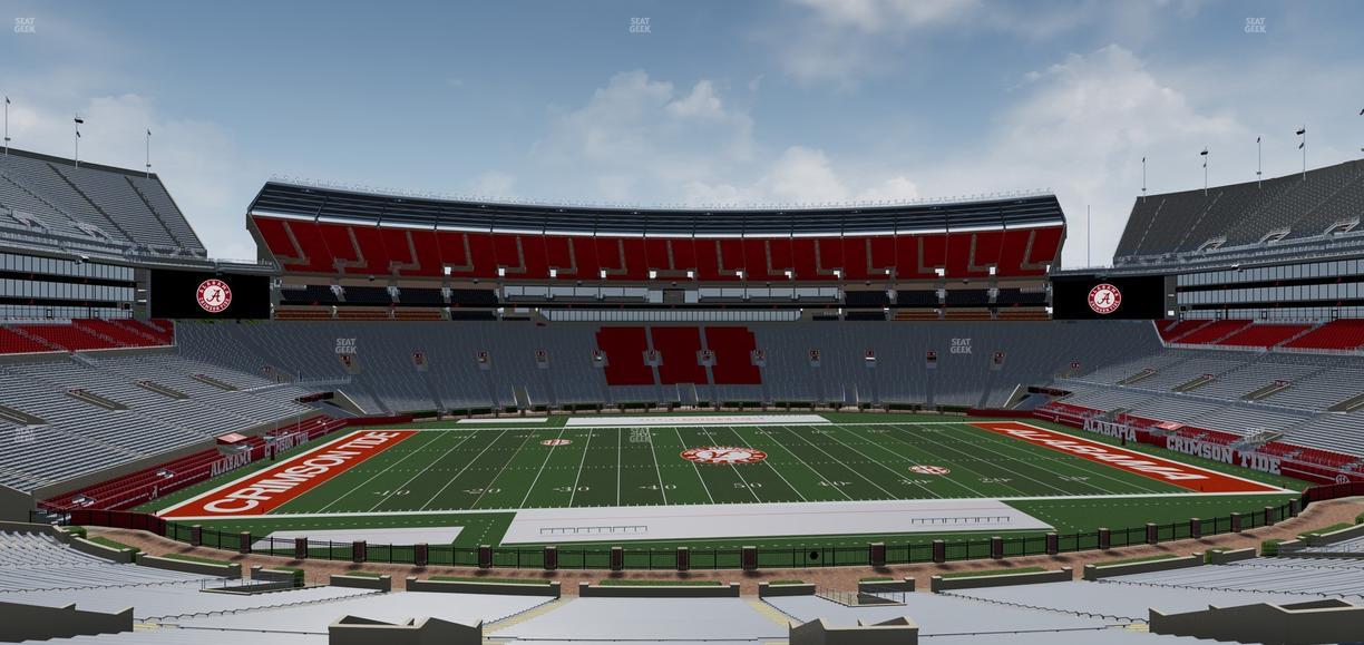 Bryant-Denny Stadium - Section 129 Seat View