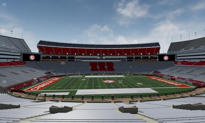 Bryant-Denny Stadium - Section 129 Seat View
