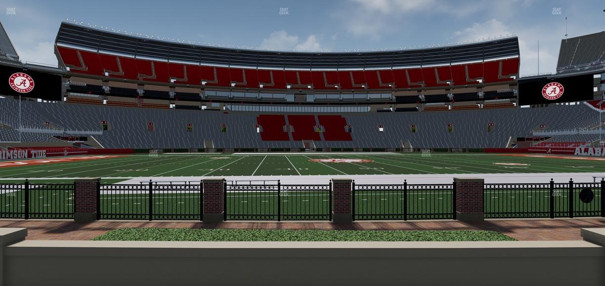 Bryant-Denny Stadium - Section 129 Seat View