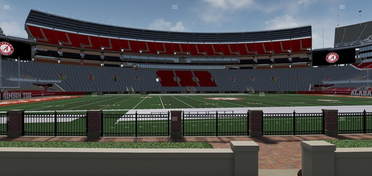 Bryant-Denny Stadium - Section 130 Seat View