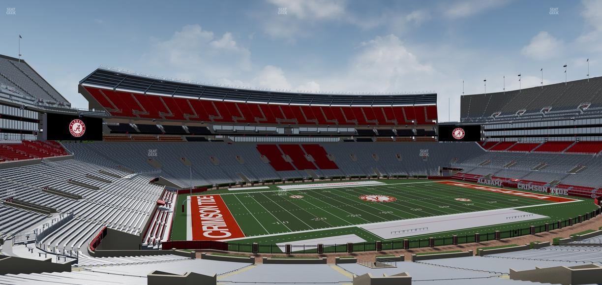 Bryant-Denny Stadium - Section 132 Seat View