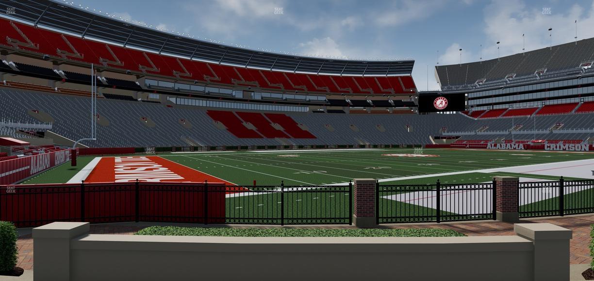 Bryant-Denny Stadium - Section 133 Seat View