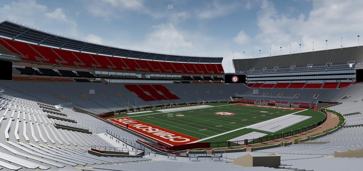Bryant-Denny Stadium - Section 134 Seat View