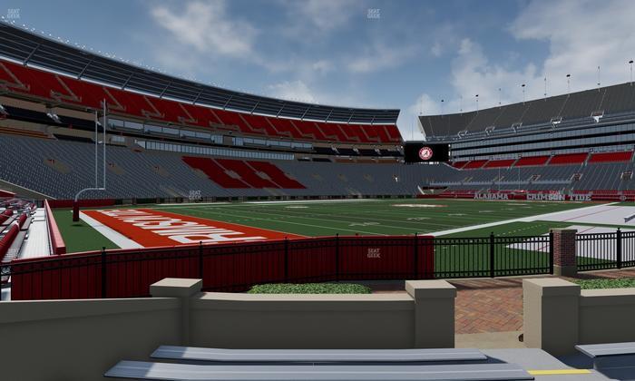 Bryant-Denny Stadium - Section 134 Seat View