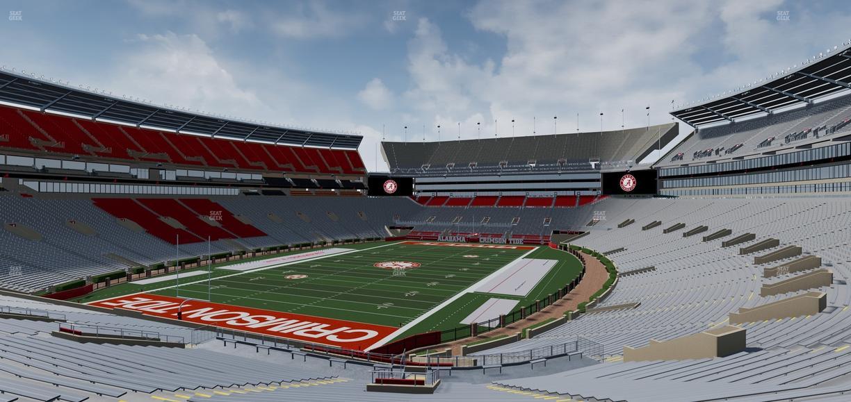 Bryant-Denny Stadium - Section 135 Seat View