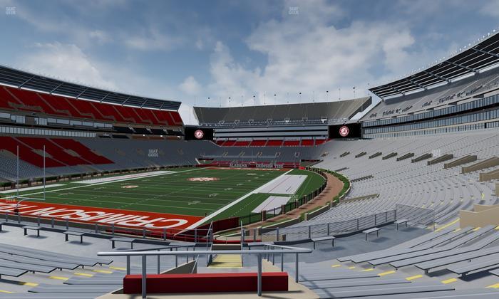 Bryant-Denny Stadium - Section 135 Seat View
