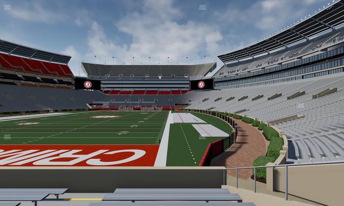 Bryant-Denny Stadium - Section 136 Seat View