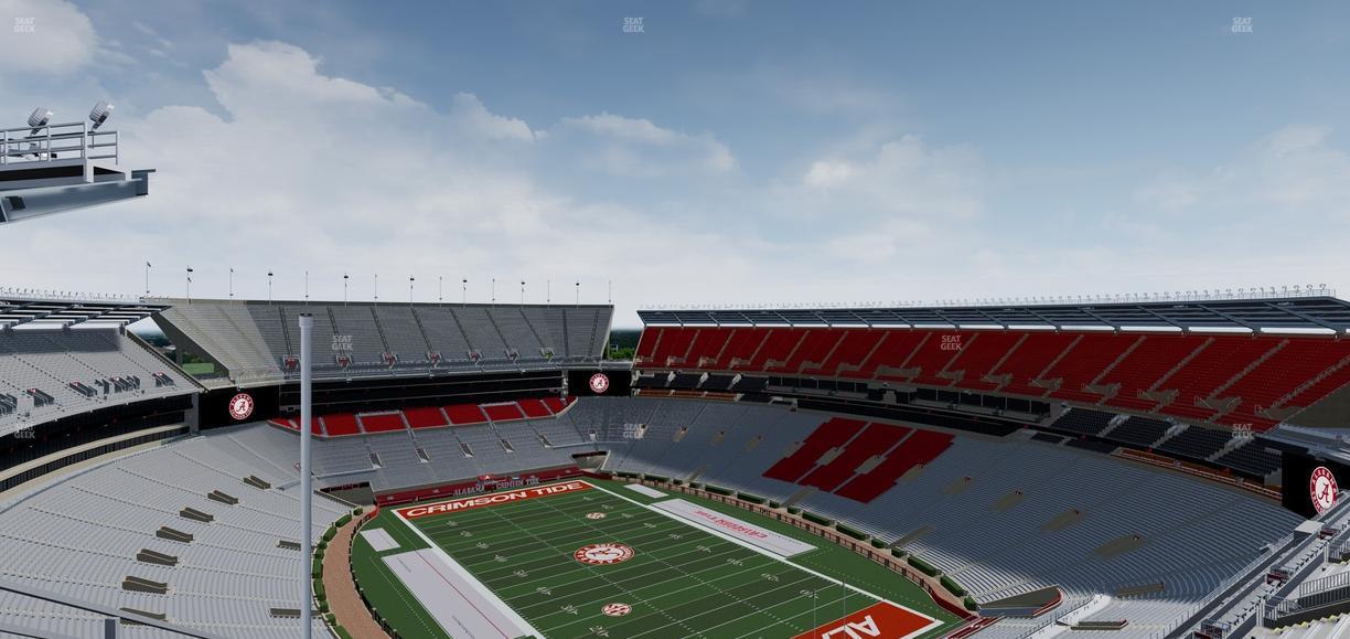 Bryant-Denny Stadium - Section 829 Seat View