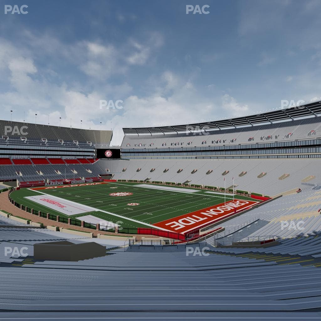 Bryant-Denny Stadium - Section A Seat View