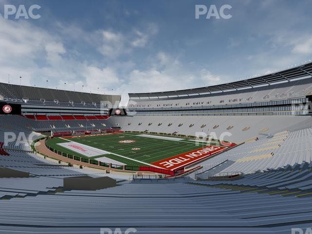 Bryant-Denny Stadium - Section A Seat View