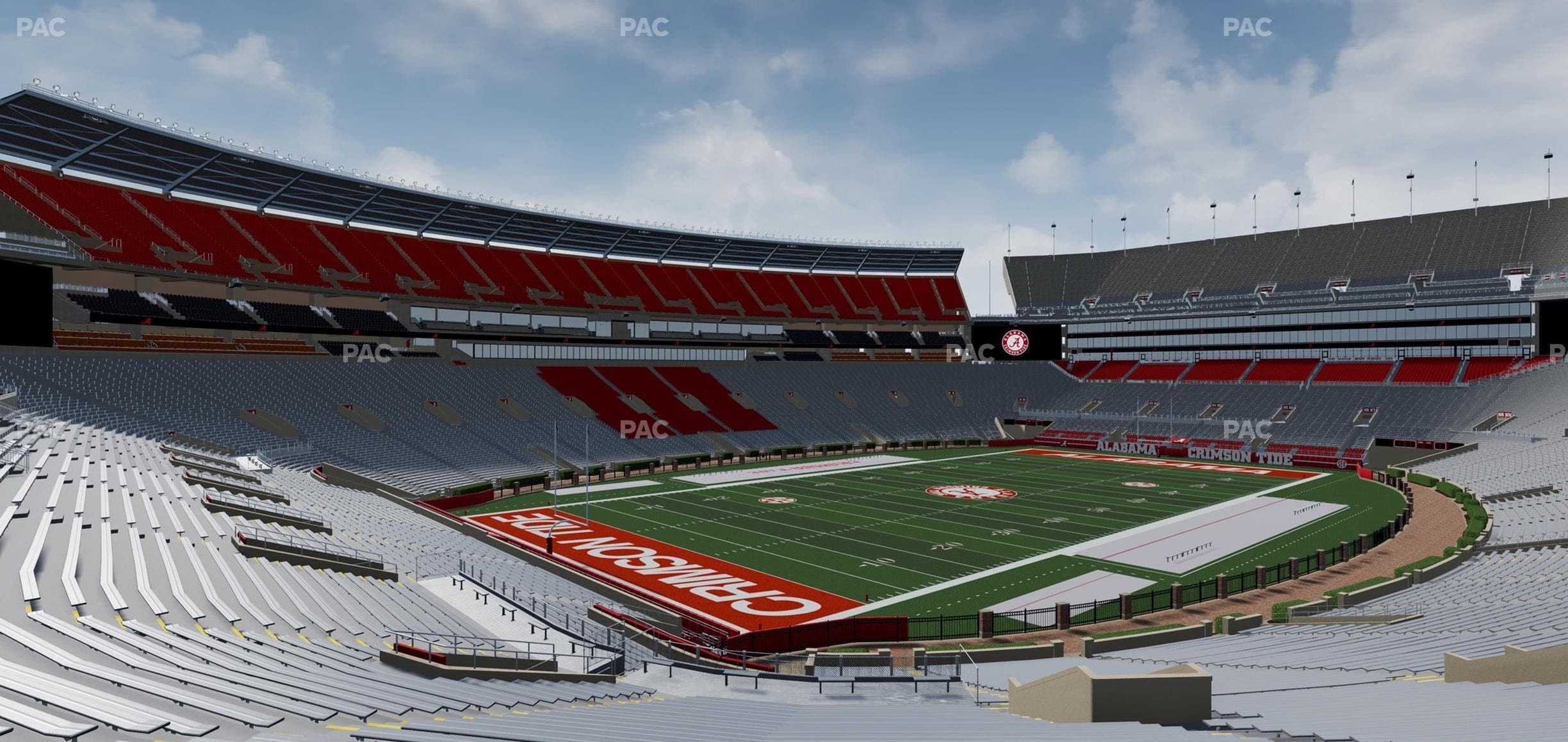 Bryant-Denny Stadium - Section Aa Seat View