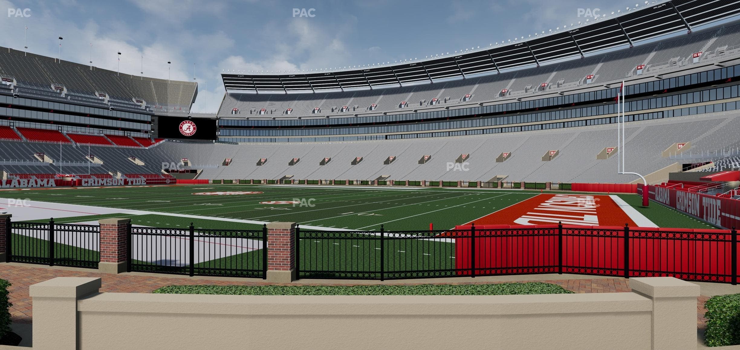 Bryant-Denny Stadium - Section B Seat View