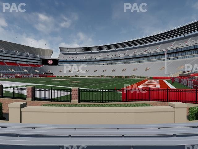 Bryant-Denny Stadium - Section B Seat View