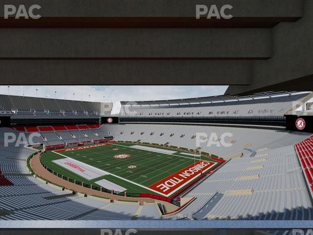 Bryant-Denny Stadium - Section Champions Club 1 Seat View