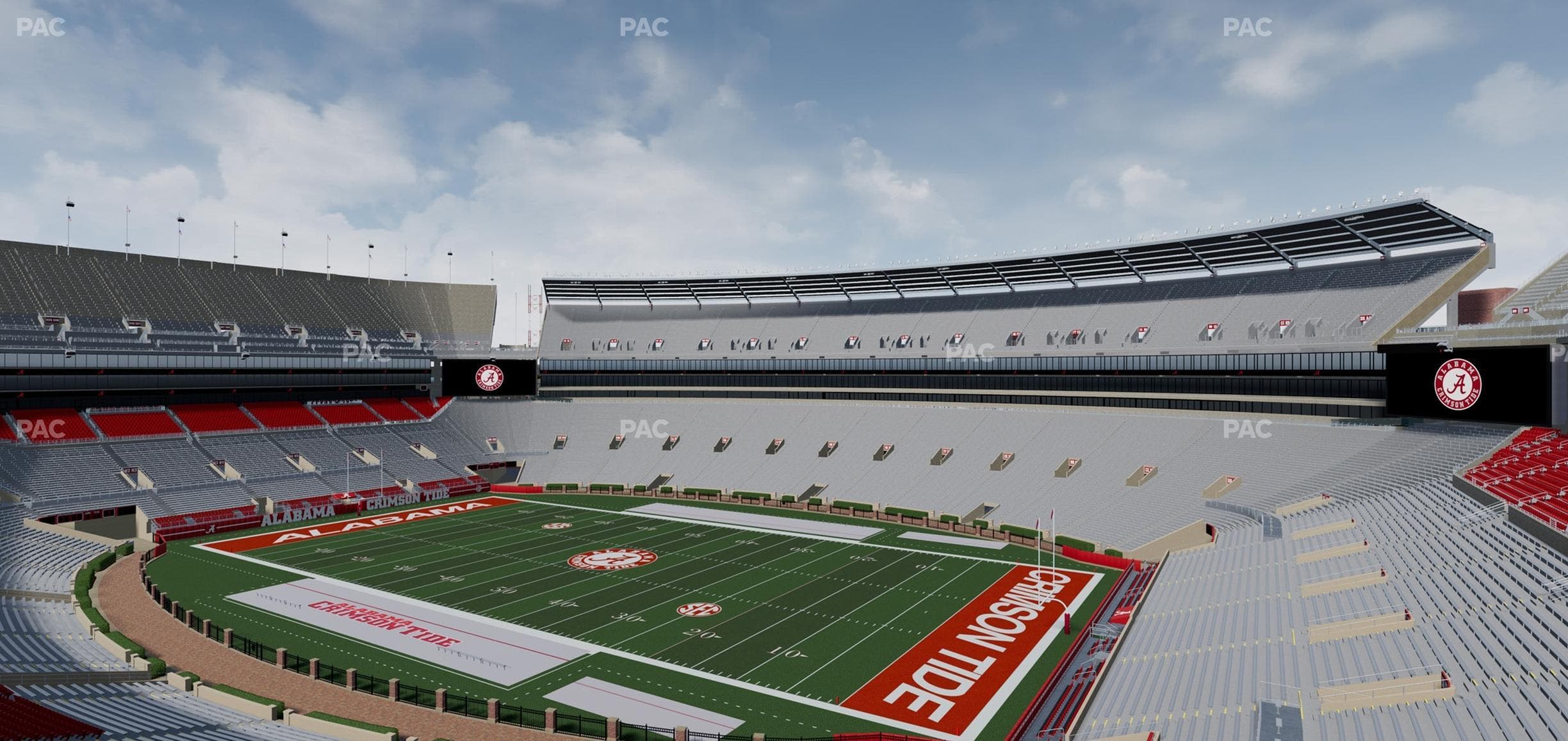 Bryant-Denny Stadium - Section Champions Club 2 Seat View