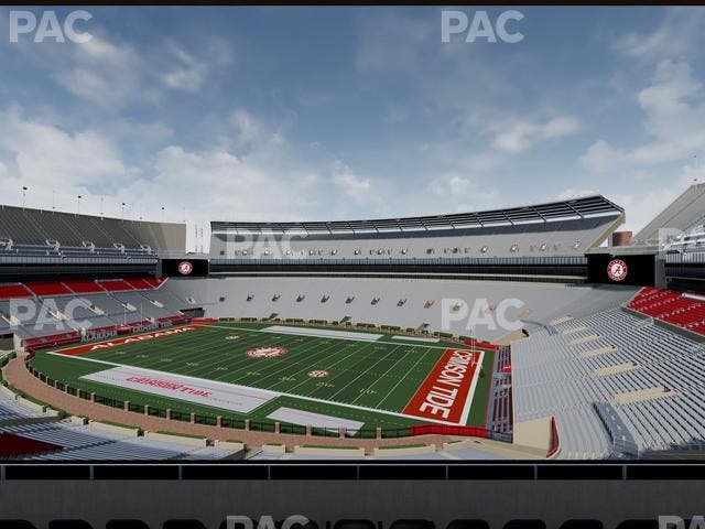 Bryant-Denny Stadium - Section Champions Club 3 Seat View