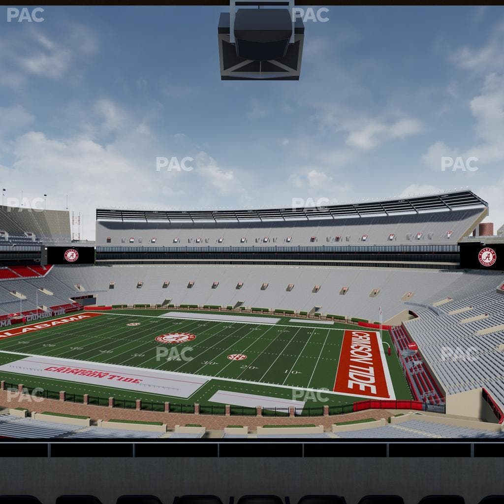 Bryant-Denny Stadium - Section Champions Club 4 Seat View