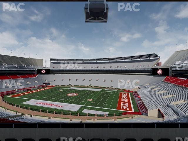 Bryant-Denny Stadium - Section Champions Club 4 Seat View