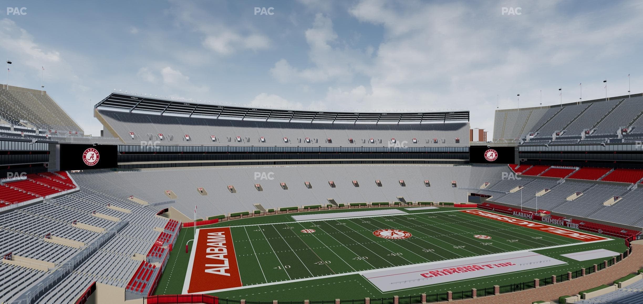 Bryant-Denny Stadium - Section Champions Club 5 Seat View