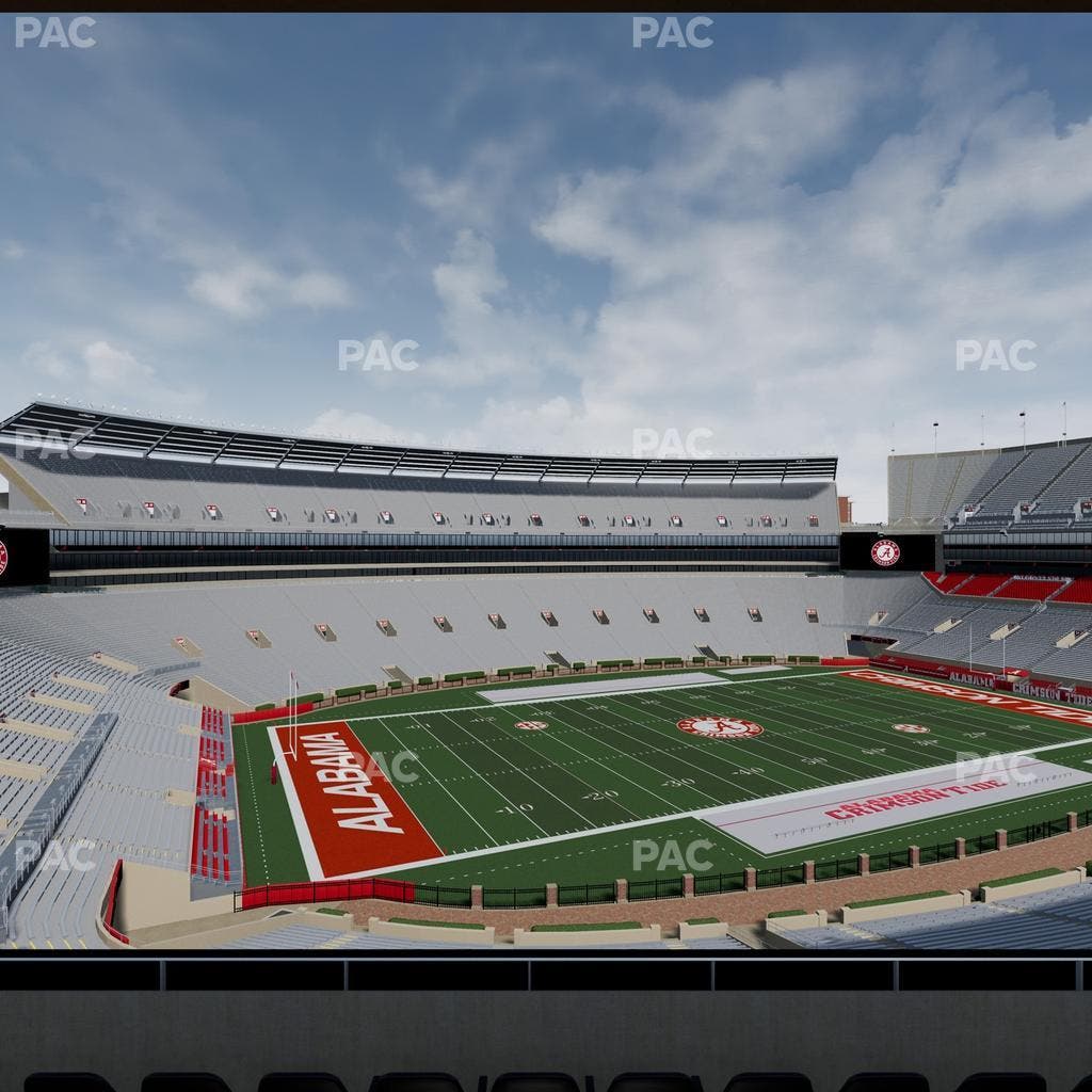 Bryant-Denny Stadium - Section Champions Club 6 Seat View