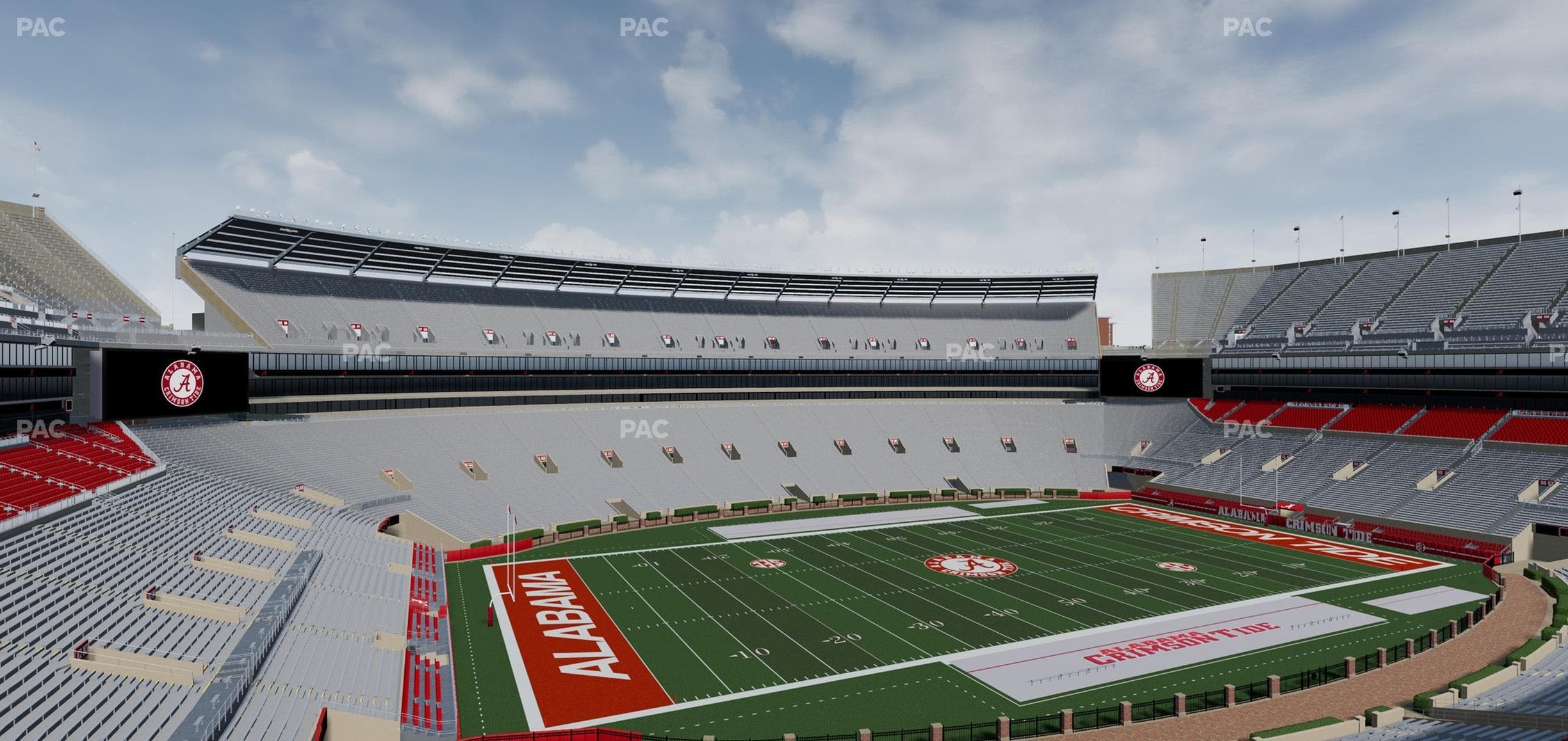 Bryant-Denny Stadium - Section Champions Club 6 Seat View