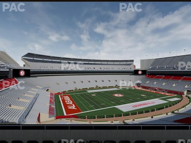 Bryant-Denny Stadium - Section Champions Club 6 Seat View