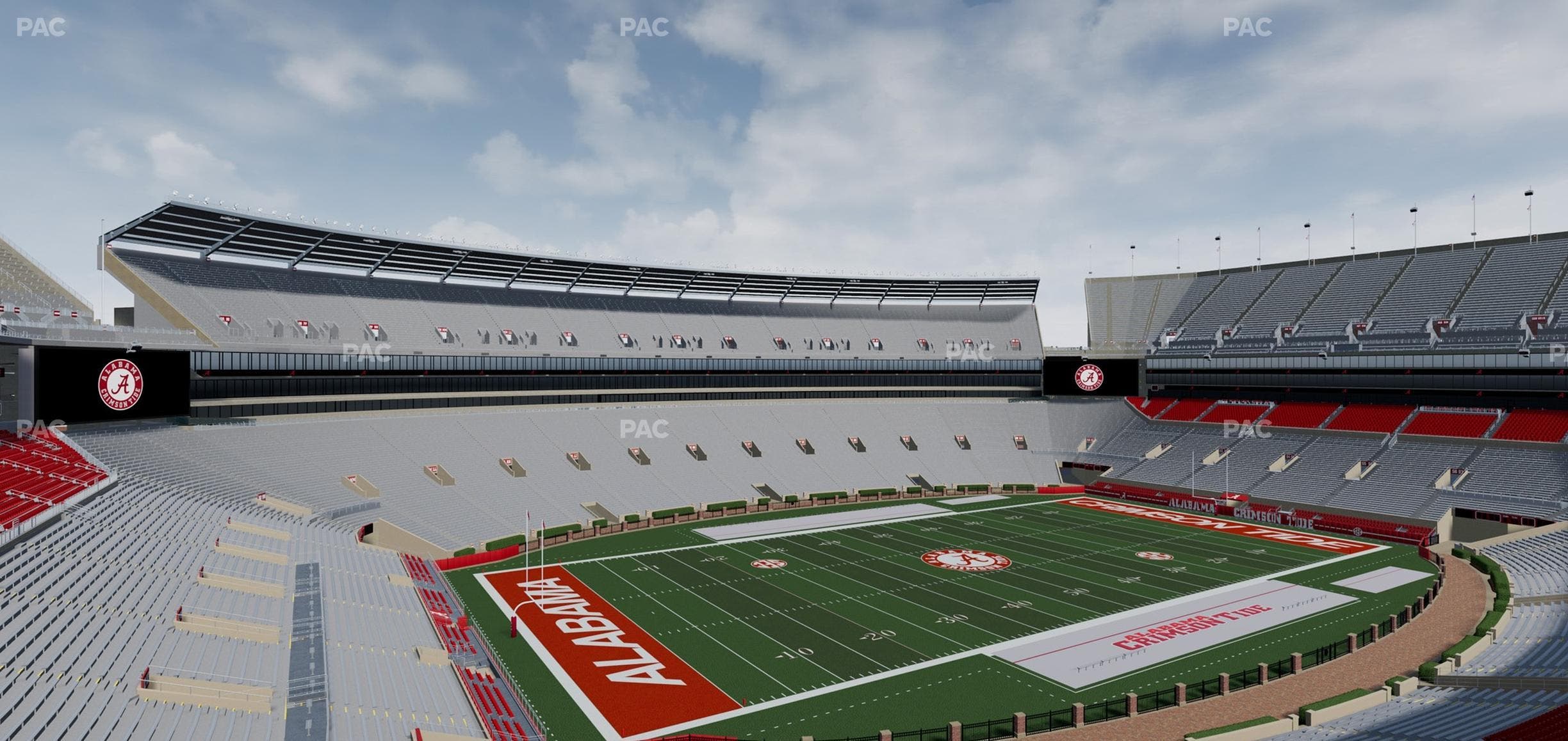 Bryant-Denny Stadium - Section Champions Club 7 Seat View