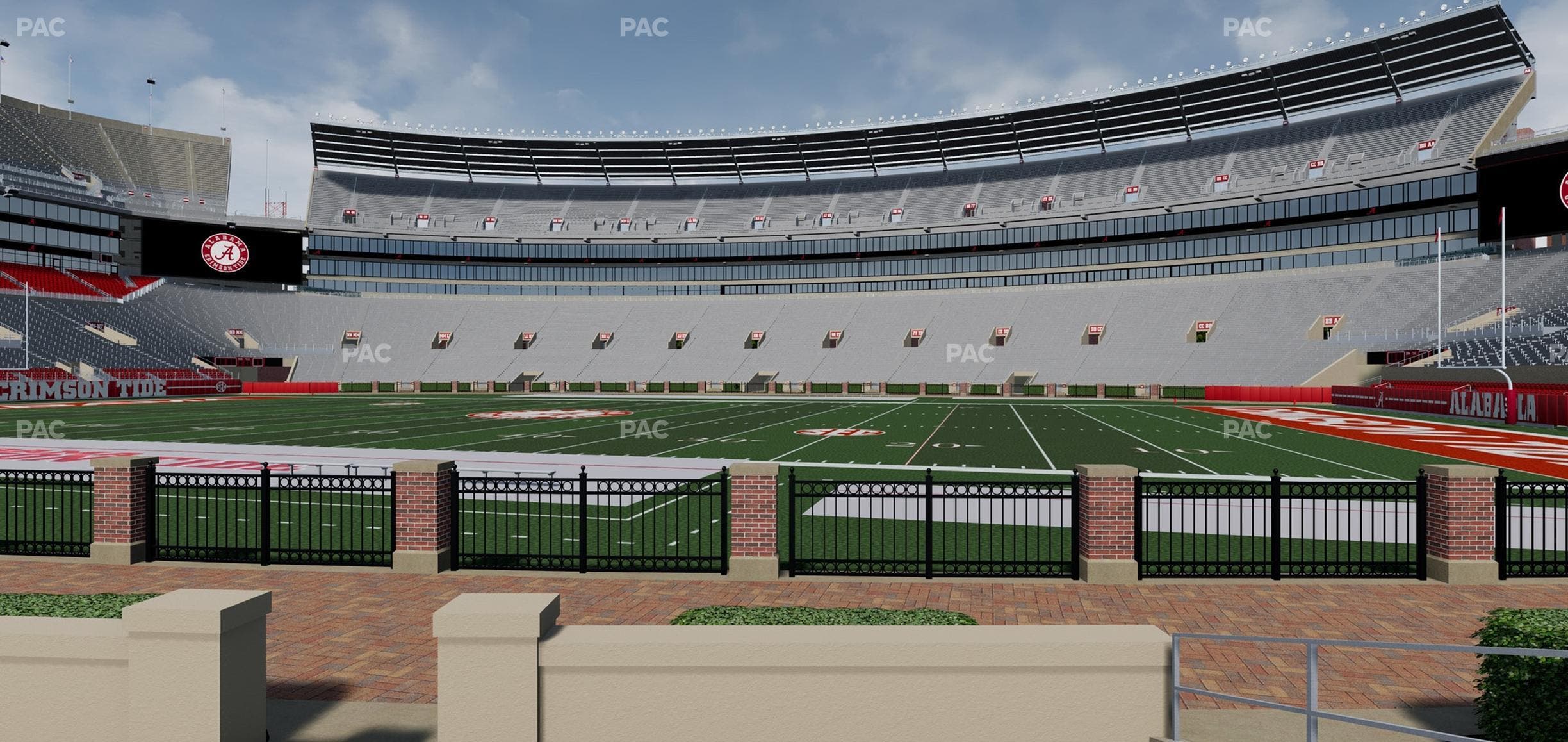 Bryant-Denny Stadium - Section D Seat View