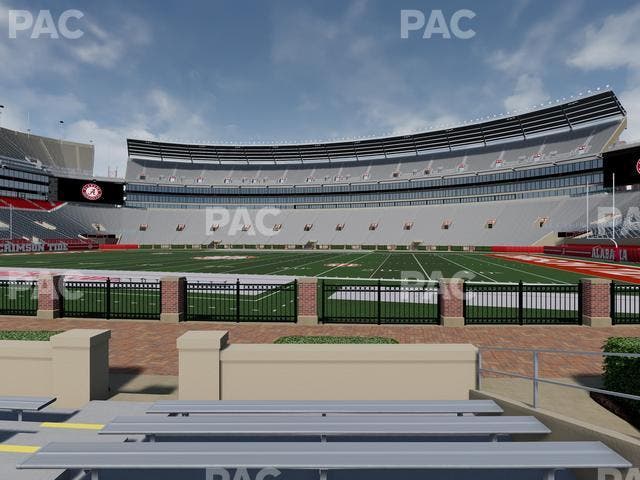 Bryant-Denny Stadium - Section D Seat View