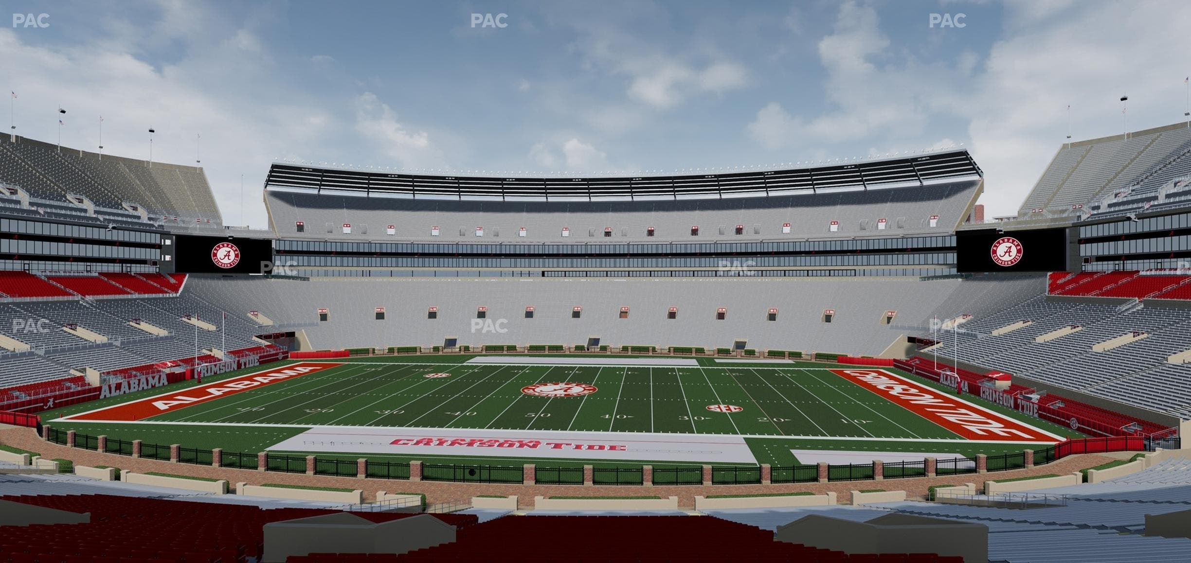Bryant-Denny Stadium - Section F Seat View
