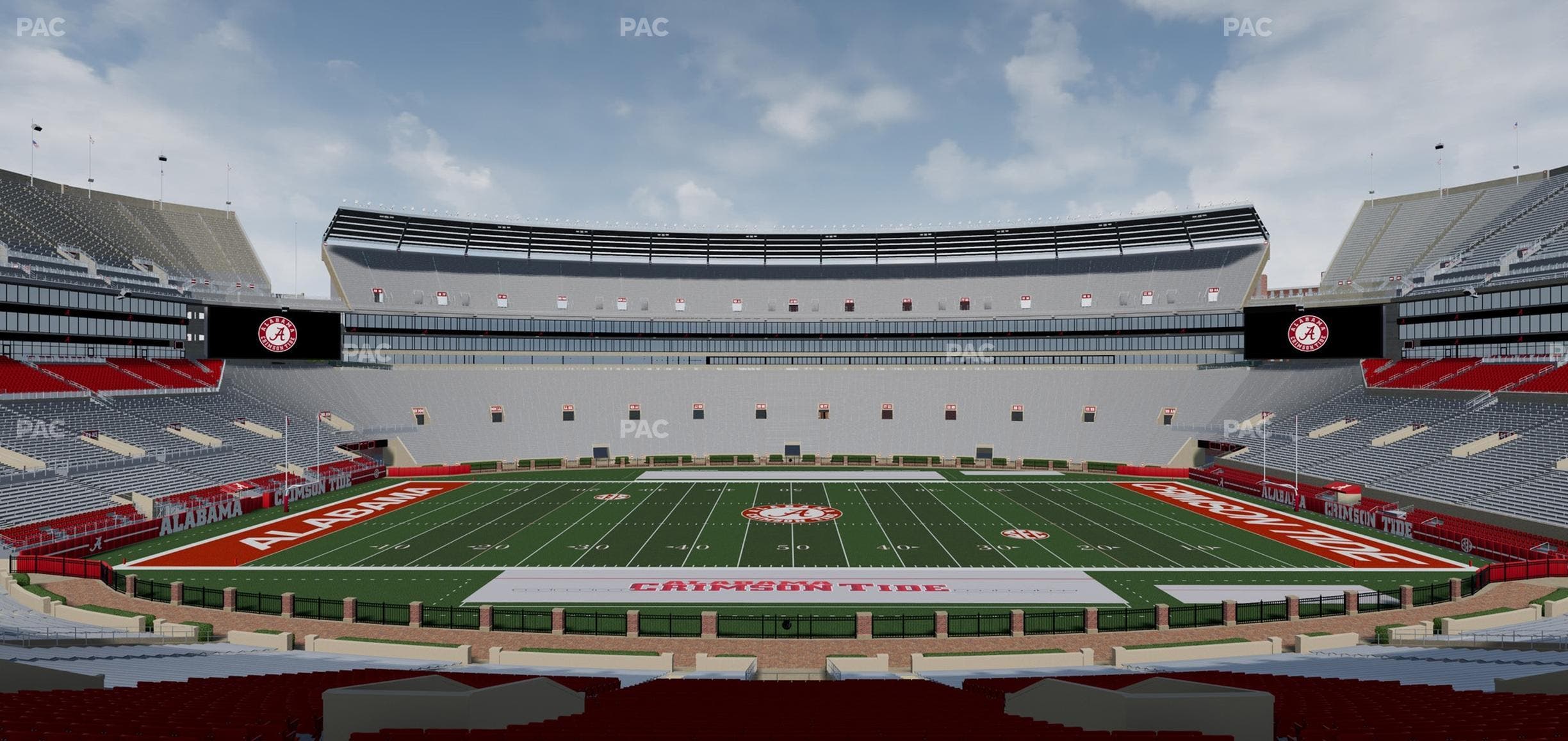 Bryant-Denny Stadium - Section G Seat View