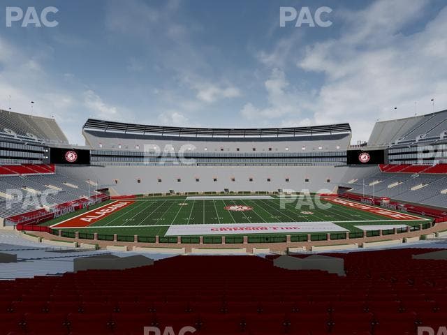 Bryant-Denny Stadium - Section H Seat View